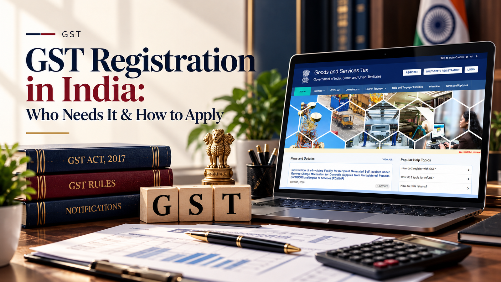 GST Registration in India: Who Needs It & How to Apply