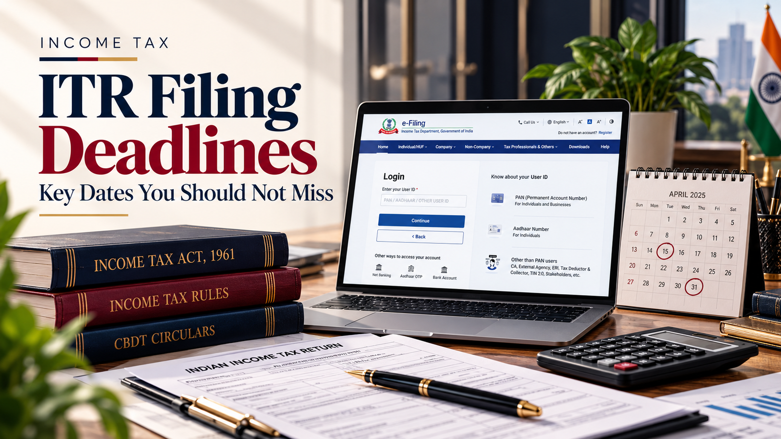 ITR Filing Deadlines 2026: Essential Dates for Indian Taxpayers